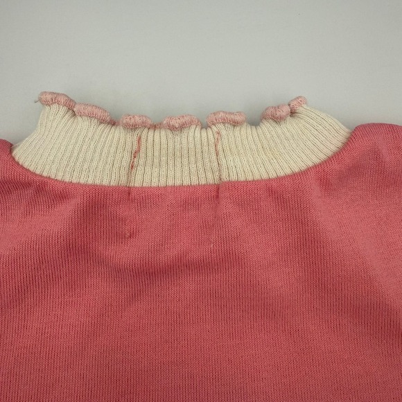 VTG Healthtex 3T Pink Shirt –Butterfly Embroidery & Ruffled Collar – Made in USA - Picture 7 of 8